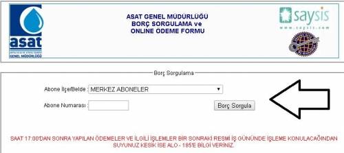 asat borç sorgulama e-sorgulama.com