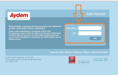 aydem borç ödeme e-sorgulama.com