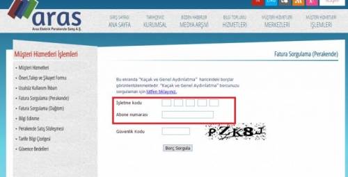 ardahan aras edaş elektrik fatura sorgulama e-sorgulama.com