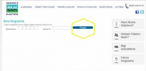antalya clkakdeniz elektrik fatura sorgulama e-sorgulama.com