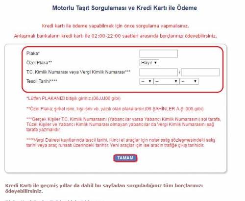 trafik cezası hesaplama e-sorgulama.com