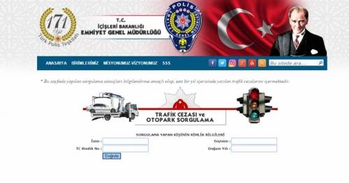 trafik cezası sorgulama e-sorgulama.com