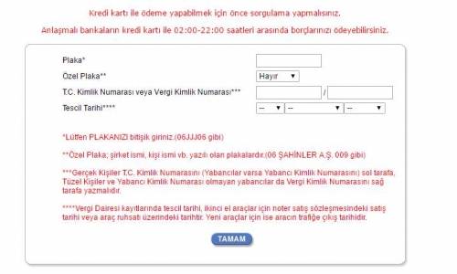 trafik cezası sorgulama e-sorgulama.com