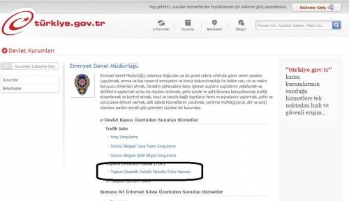 zabıta cezası sorgulama e-sorgulama.com