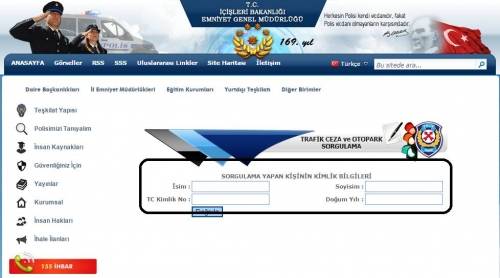 dosya no ile trafik cezası sorgulama e-sorgulama.com