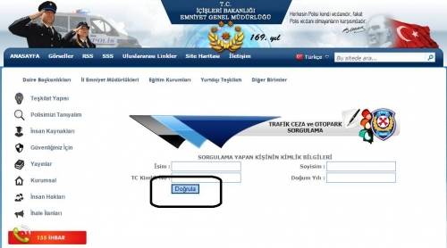 dosya no ile trafik cezası sorgulama e-sorgulama.com