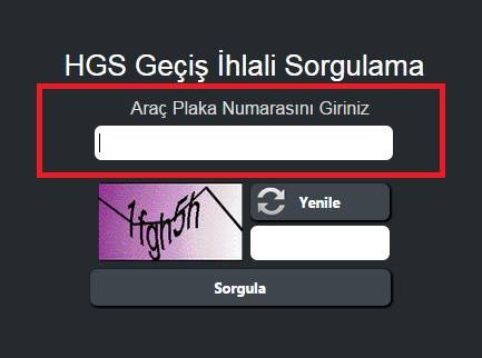 hgs borç sorgulama e-sorgulama.com