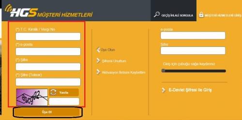 hgs bakiye sorgulama e-sorgulama.com