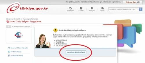 sınav giriş belgesi sorgulama e-sorgulama.com