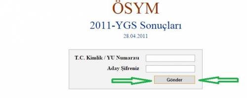 öss sonuçları sorgulama e-sorgulama.com