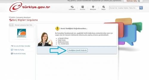 çekmeköy belediyesi borç bilgileri sorgulama e-sorgulama.com
