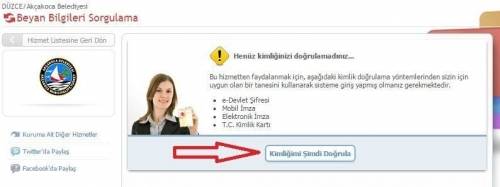 akçakoca belediyesi beyan bilgileri sorgulama e-sorgulama.com