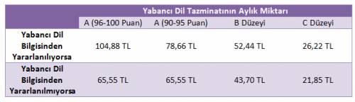 devlet memurları yabancı dil tazminatı e-sorgulama.com